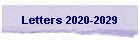 Letters 2020-2029