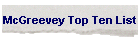 McGreevey Top Ten List